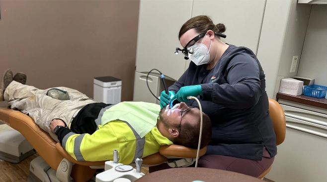 Rocktown Family Dental Care
dentist cleaning teeth